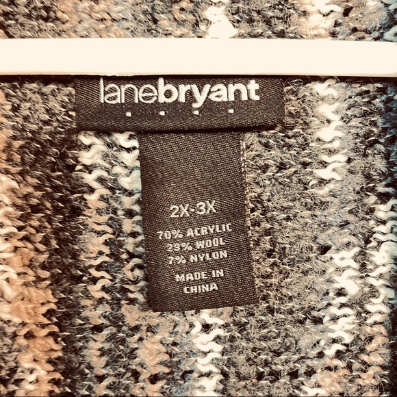 Sweater cardigan wrap with bottom fringe 2… - Picture 2 of 2